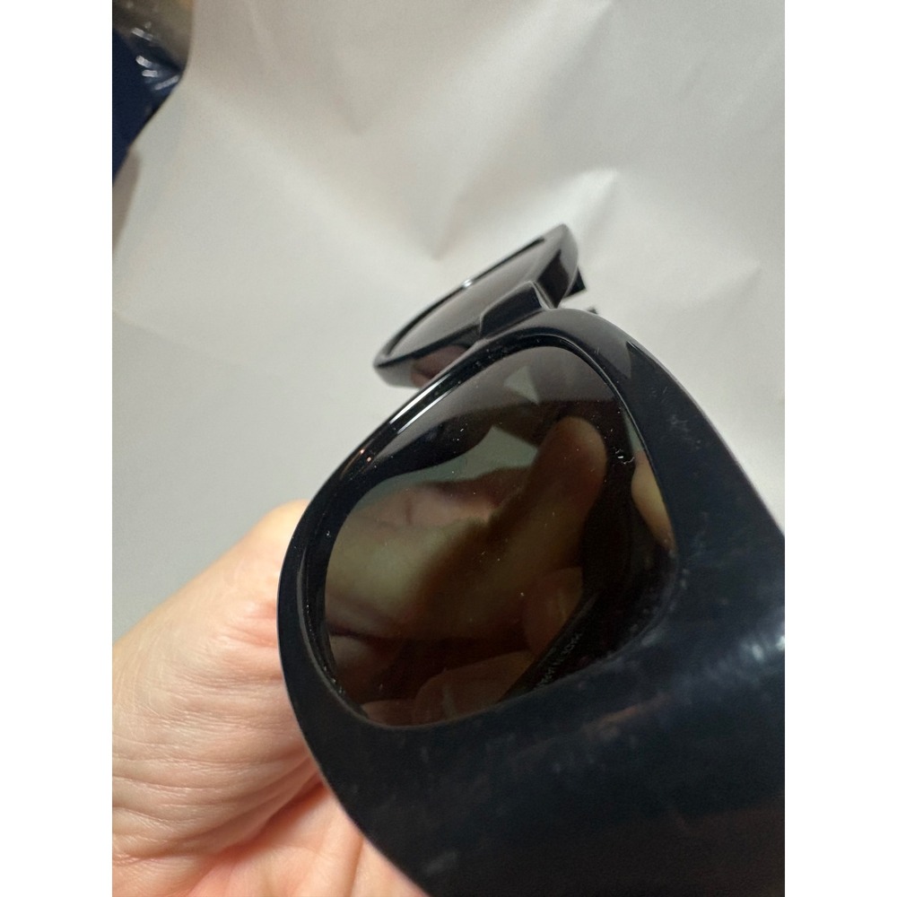 Jacquemus Sunglasses Black Acetate Oval‎ Gold Detail Women - Picture 11 of 12